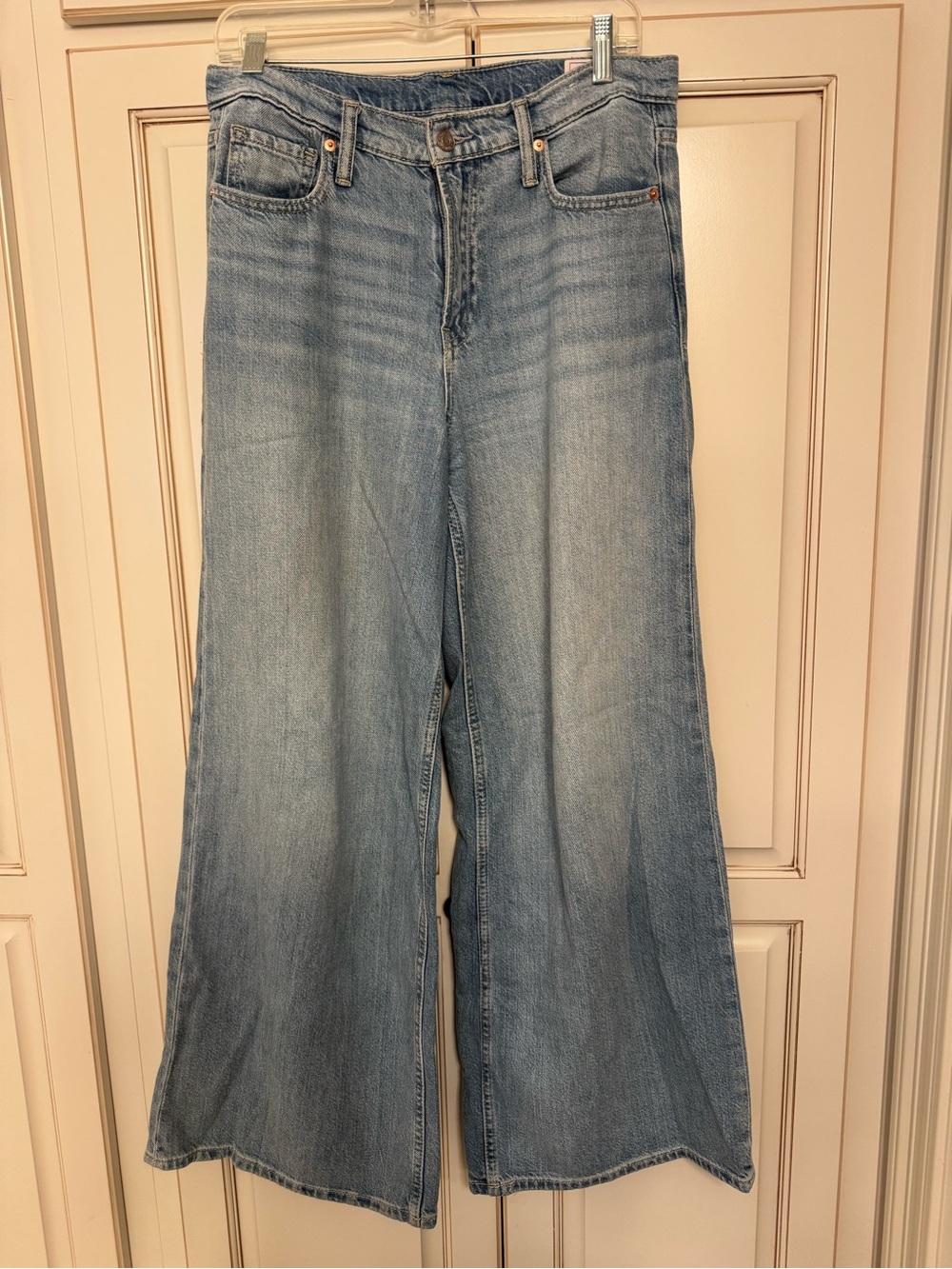 GAP Light Blue Wide Leg High-Rise Jeans